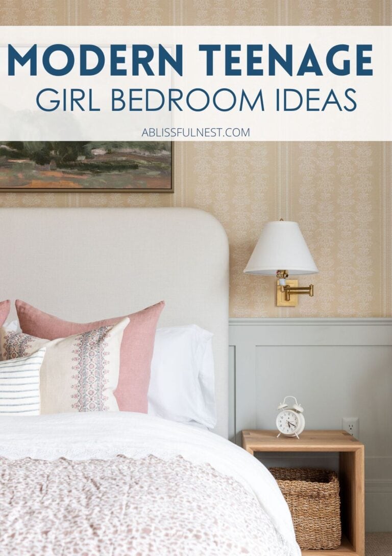 Modern Teenage Girl Bedroom Ideas | A Blissful Nest