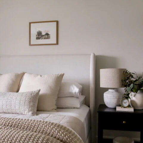 Image for Soft Beige Tones & Chunky Knit Blanket