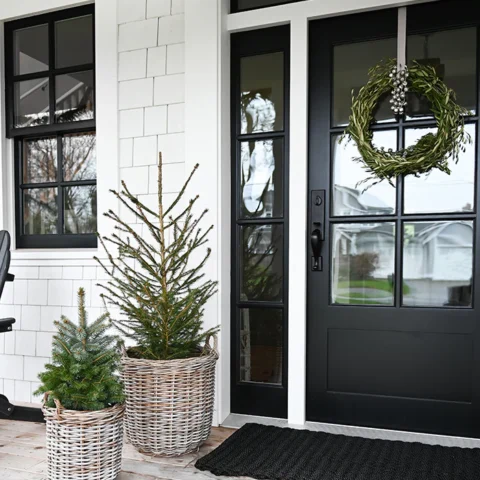 Image for Simple Rustic Winter Front Porch