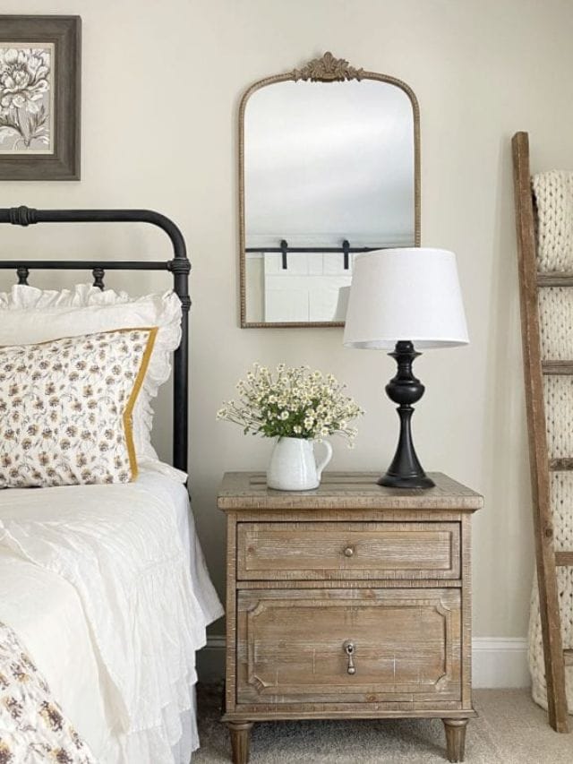 Farmhouse Nightstand Decor Ideas-Webstories- Cover