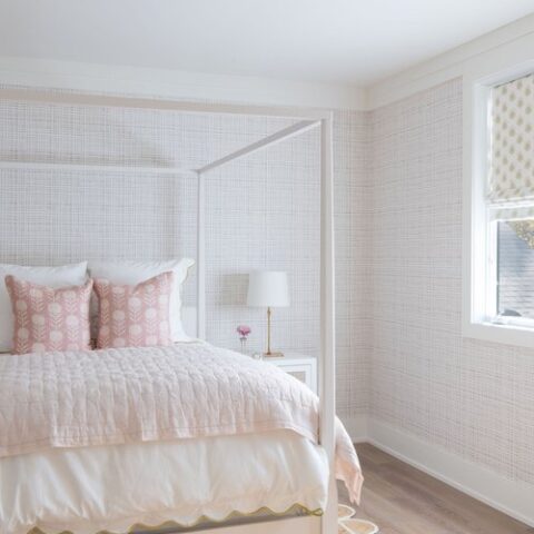 Image for White Canopy + Soft Pink Details