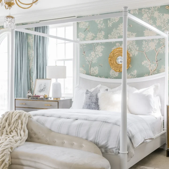 Image for Floral Wallpaper + Cozy Bedding