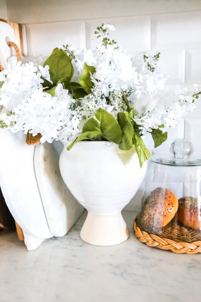 How To Decorate A Vase With Artificial Flowers - A Blissful Nest