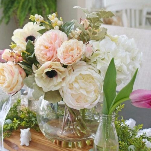Artificial Flowers Arrangement Ideas | A Blissful Nest