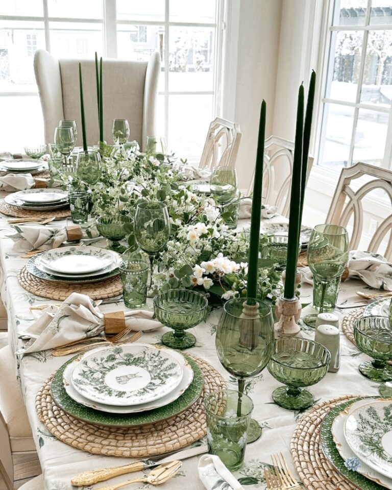 Spring Setup Ideas Spring Table Setting Ideas | A Blissful Nest
