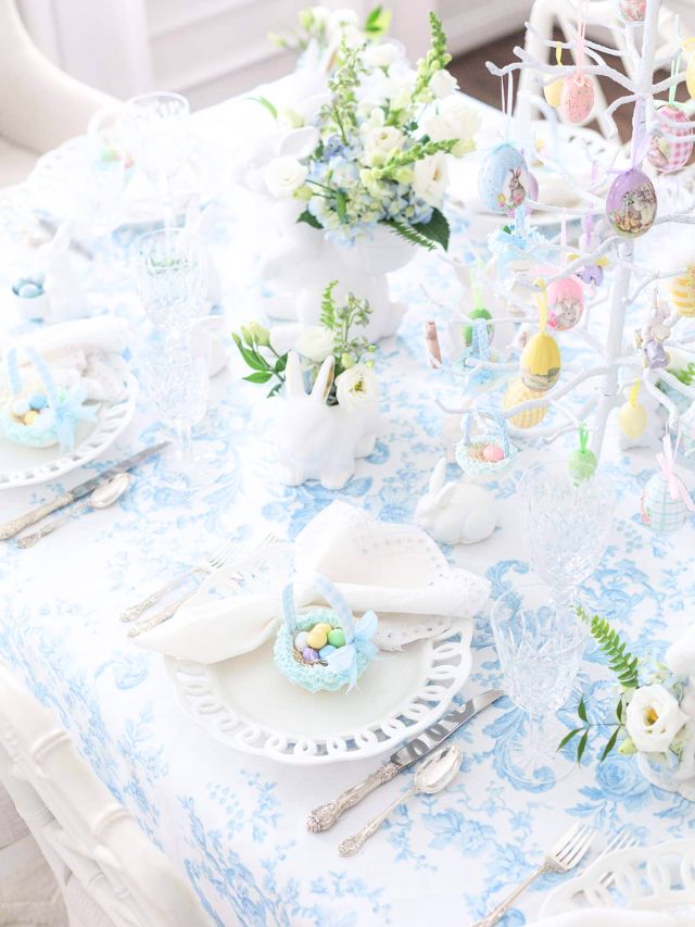 Beautiful Easter Table Setting Ideas-Cover