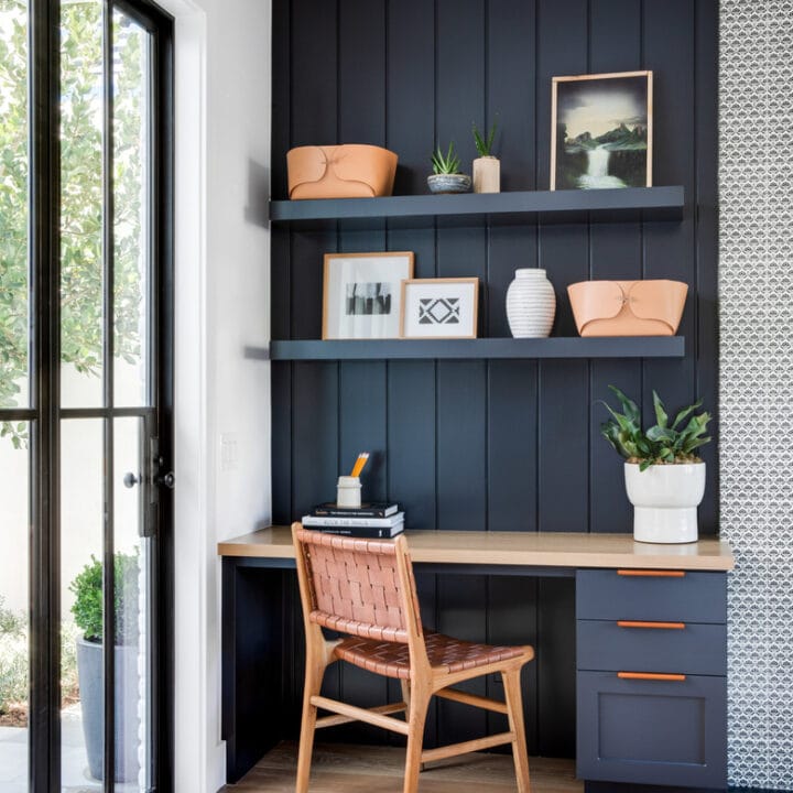 Image for Dark Blue Paneling With Minimalist Decor