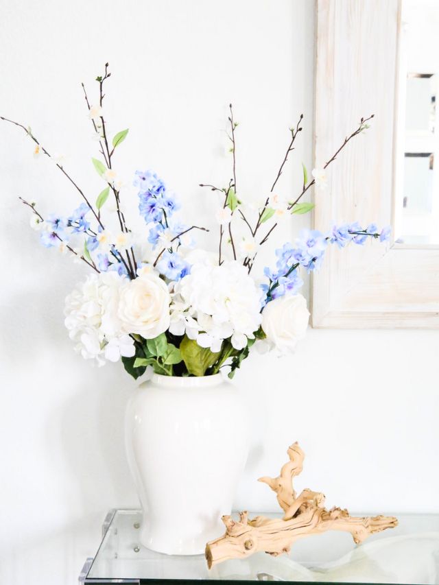 How To Decorate A Vase With Artificial Flowers-Webstories- Cover