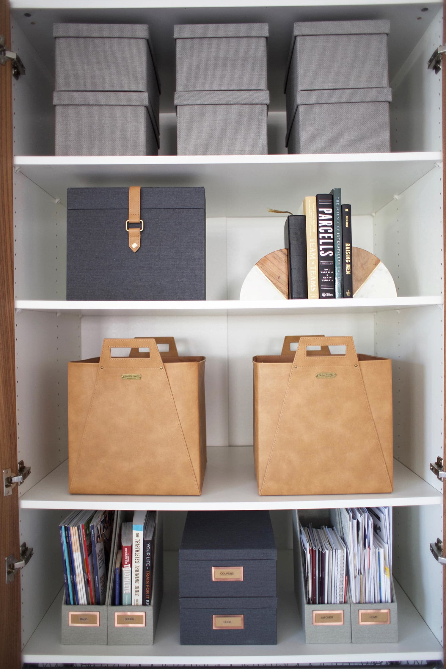 Office Storage Closet Organization Ideas