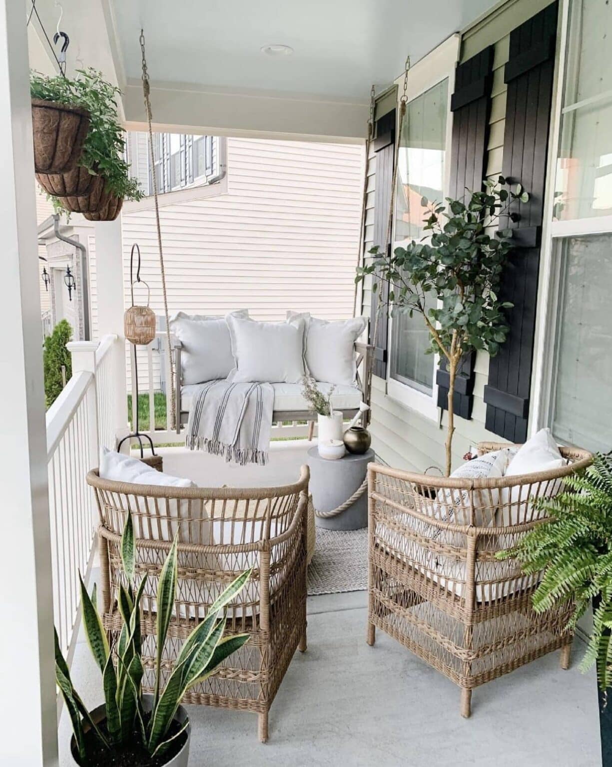 Simple Side Porch Designs | A Blissful Nest