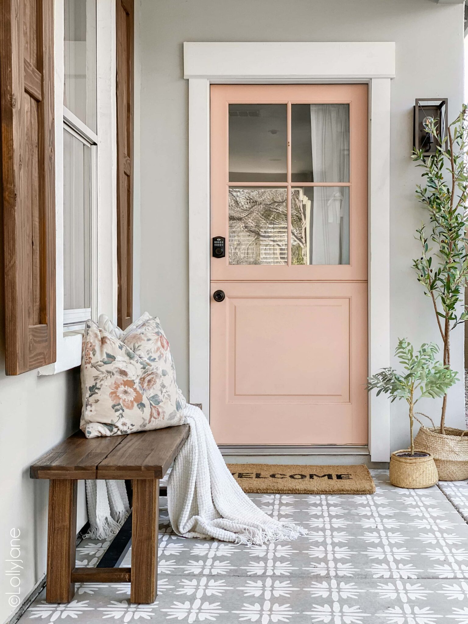 Small Porch Inspiration | A Blissful Nest