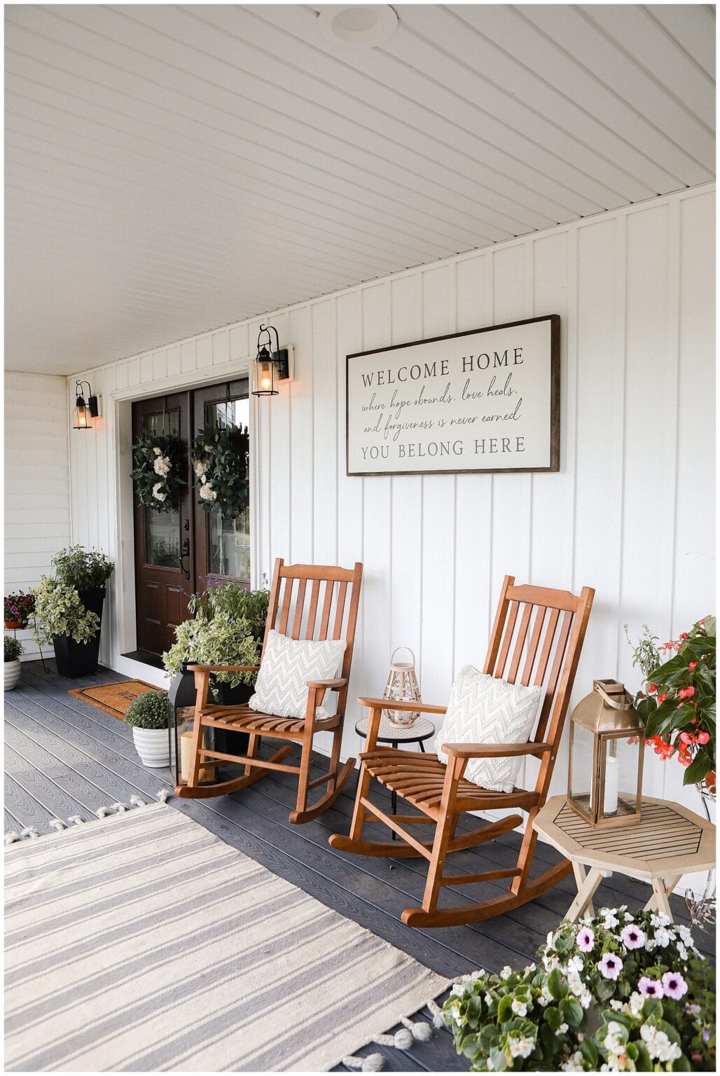 Country Front Porch Ideas | A Blissful Nest