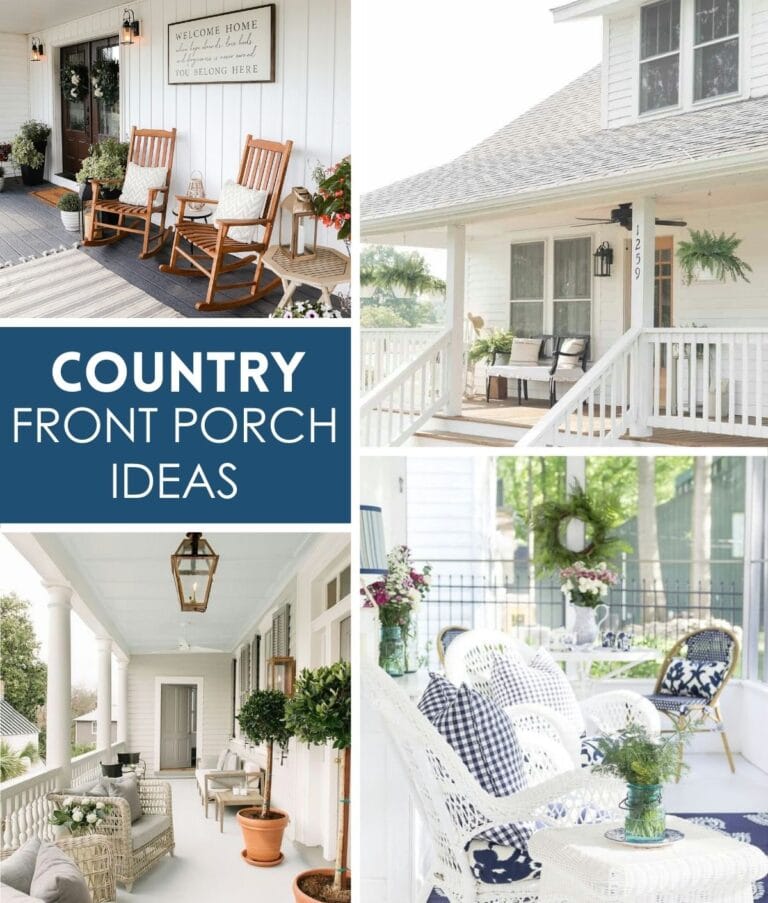 Country Front Porch Ideas