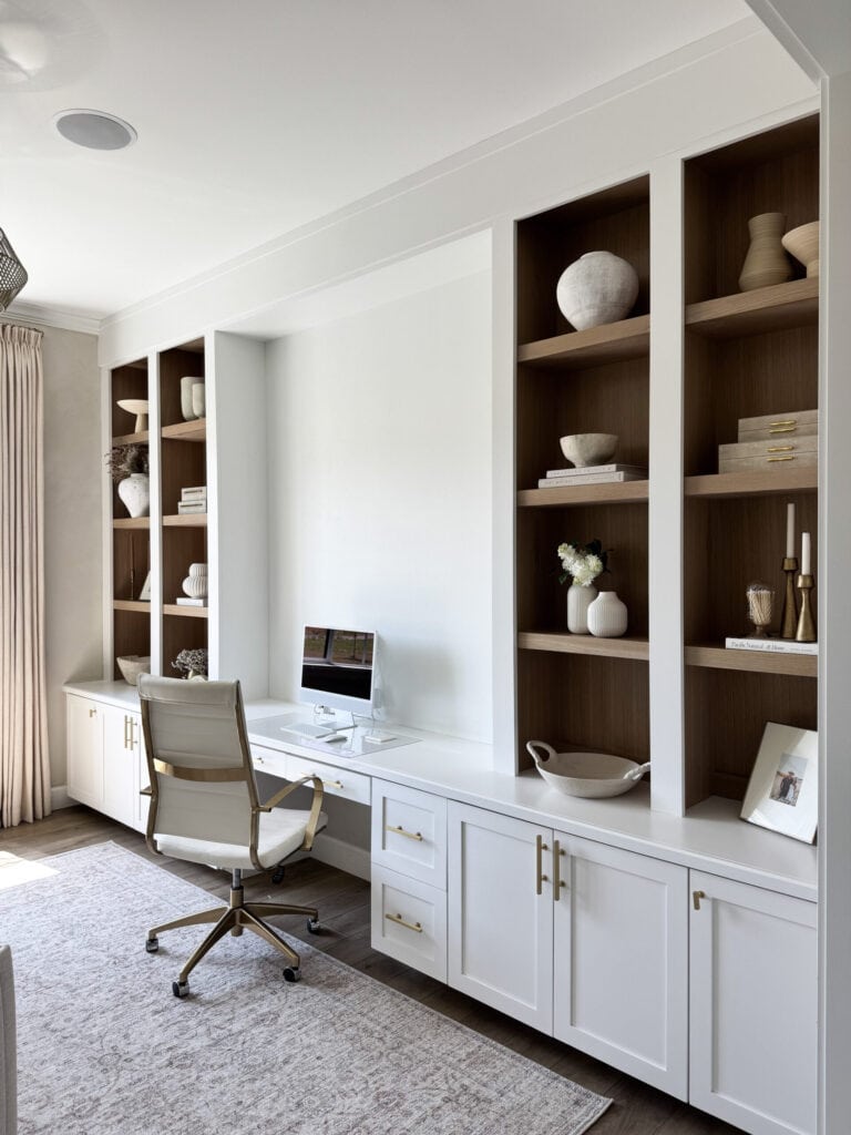 Office Shelves Decor Ideas | A Blissful Nest