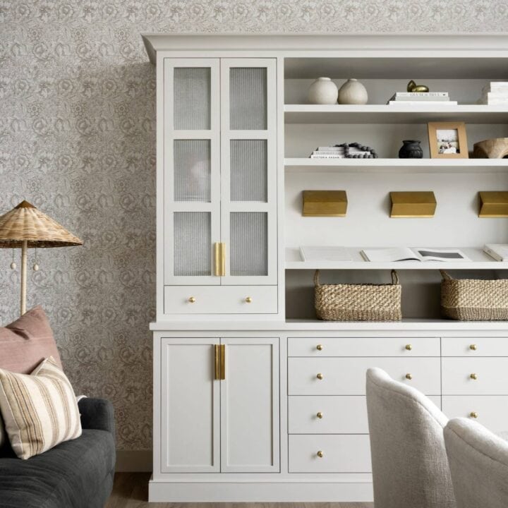 Image for Cream Cabinets With Warm Brass Accents