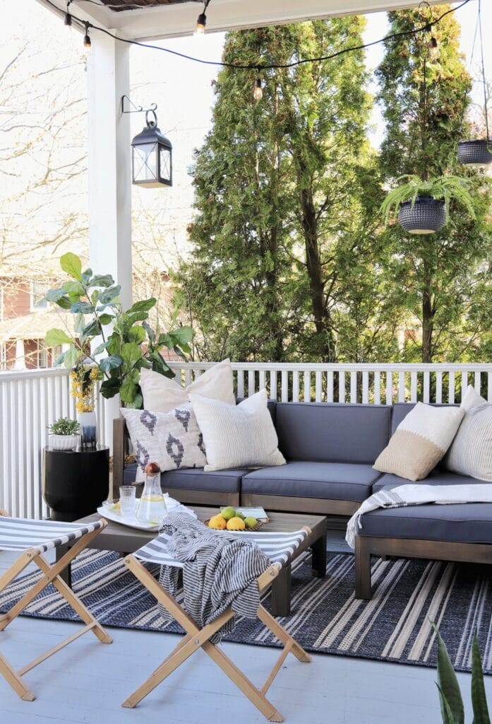 Simple Side Porch Designs | A Blissful Nest