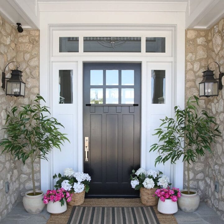 Image for Faux Hydrangea Stems + Coiled Baskets
