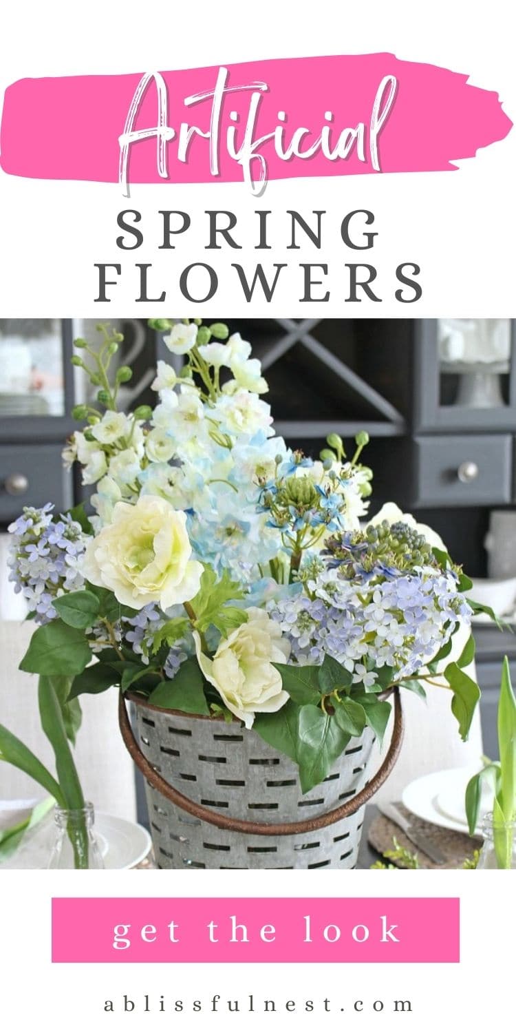 Artificial Spring Flowers | A Blissful Nest