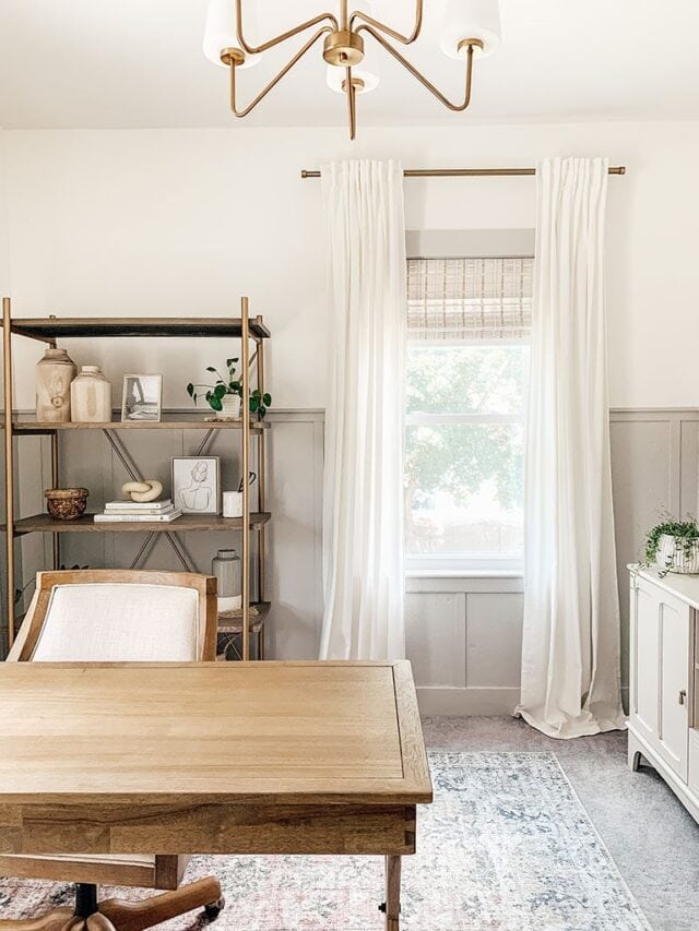 Modern Farmhouse Office Ideas | A Blissful Nest