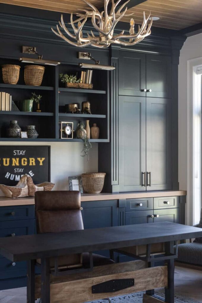 Modern Farmhouse Office Ideas | A Blissful Nest