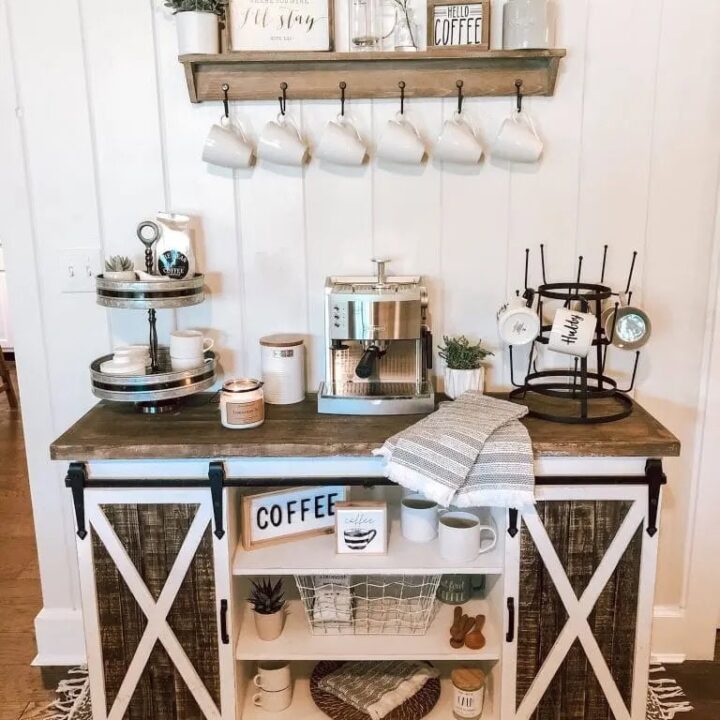 Image for Barn Doors Hidden Storage + Pretty Mugs & Jars