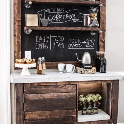 Image for Weathered Wood + Chalkboard Wall
