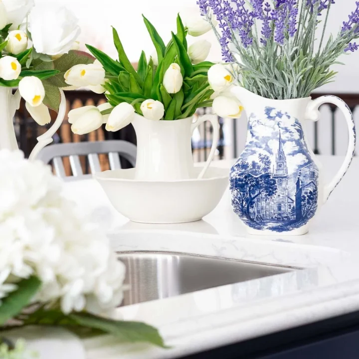 Image for Faux Tulips & Lavender With Greenery