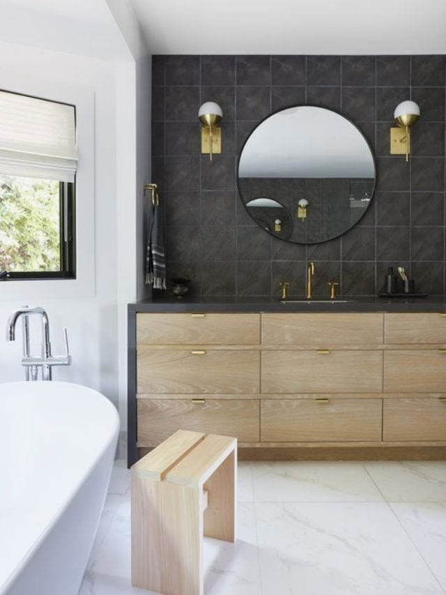 Black and Beige Bathroom Ideas-Webstories- Cover