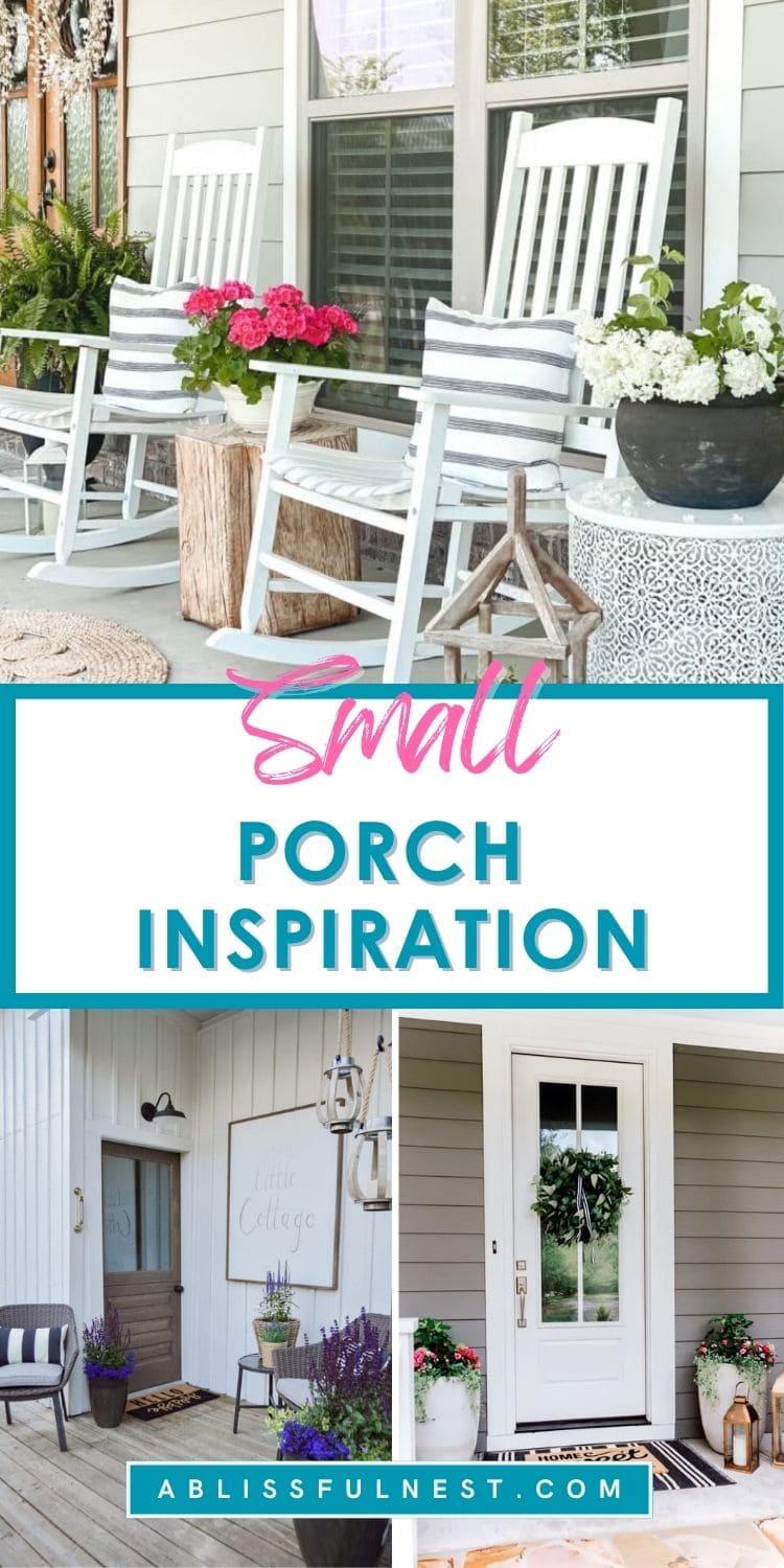Small Porch Inspiration | A Blissful Nest
