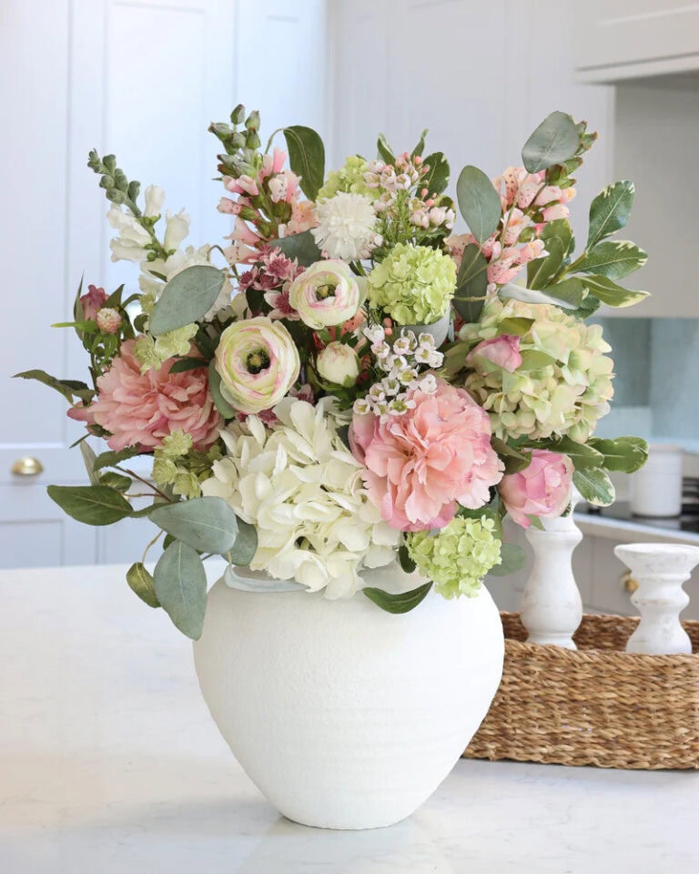 Artificial Flower Vase Decoration Ideas