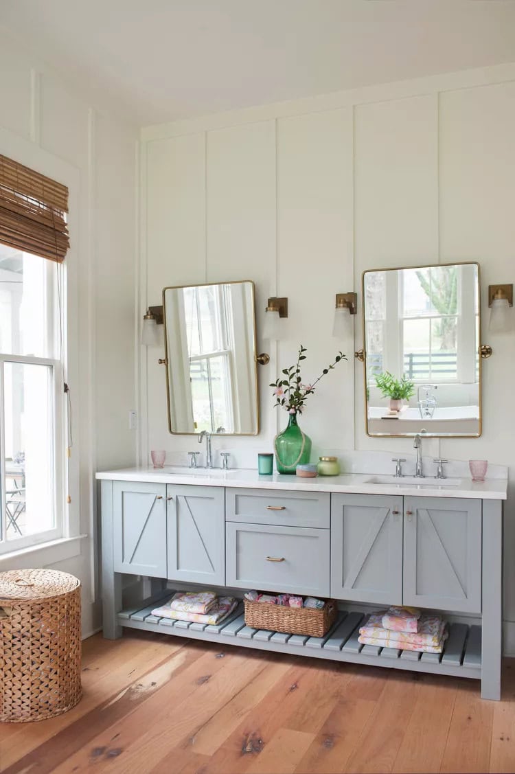 Blue Farmhouse Bathroom Ideas