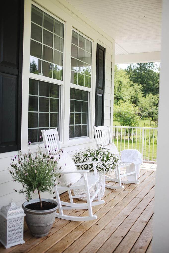 How To Decorate A Narrow Front Porch
