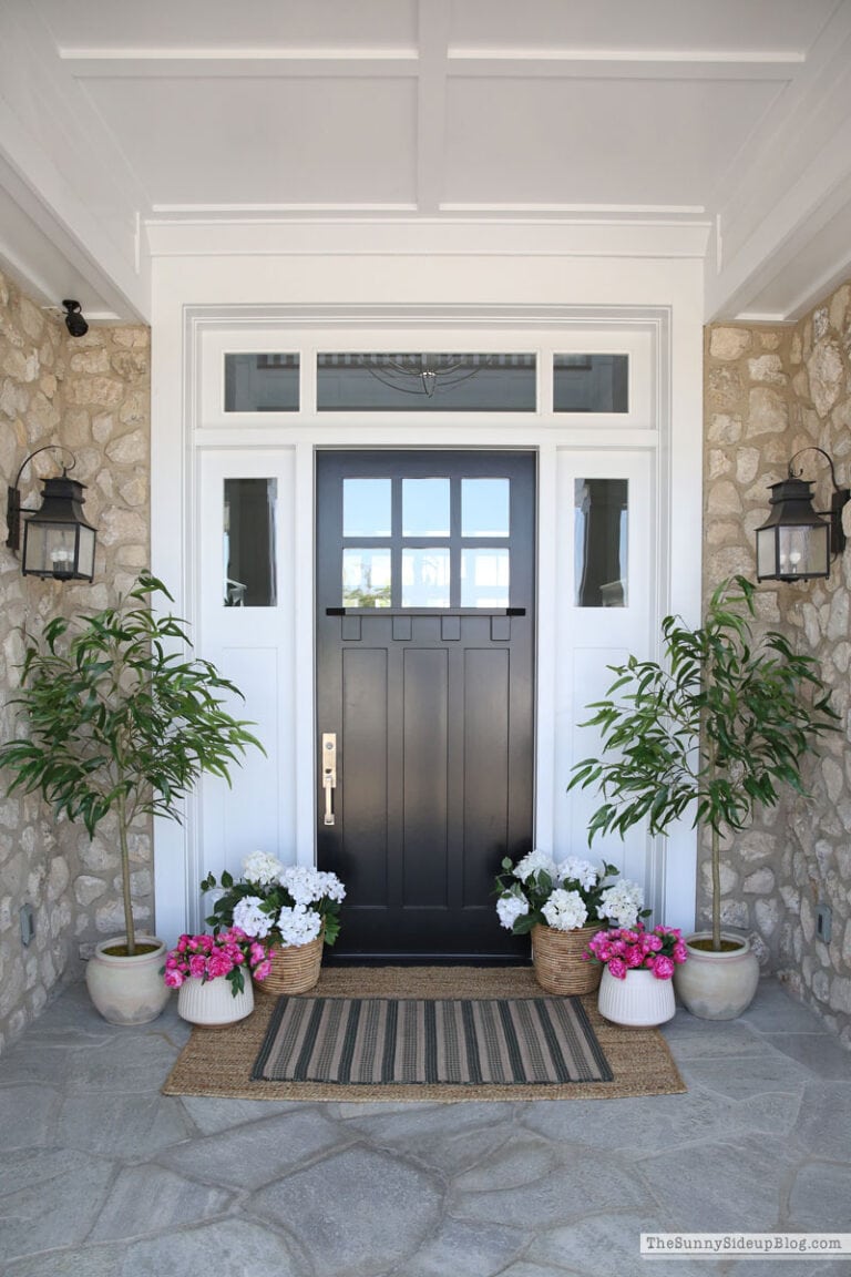 How To Decorate Your Front Porch For Summer | A Blissful Nest