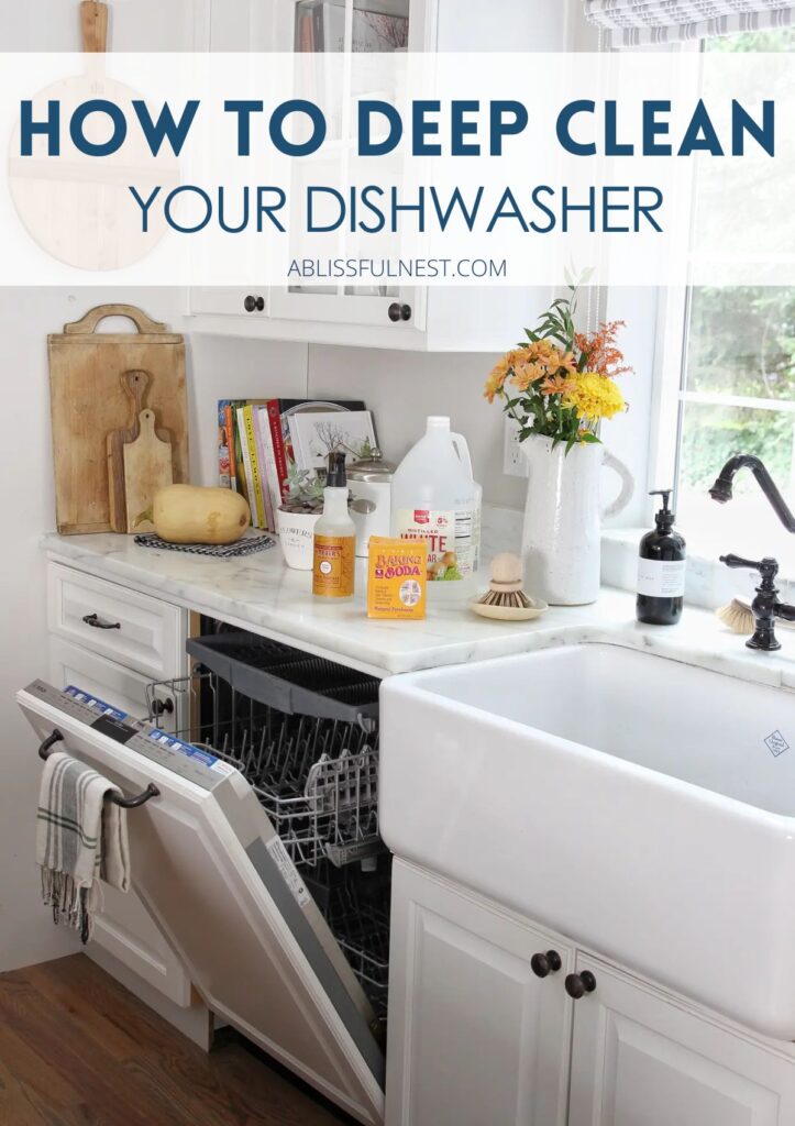 How to Deep Clean Your Dishwasher | A Blissful Nest