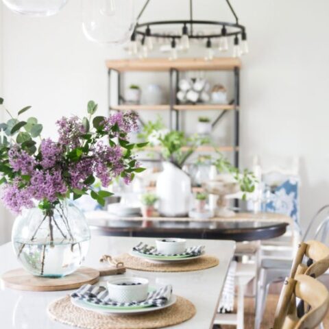 Image for Fresh Lilacs Arrangement + Natural Textures