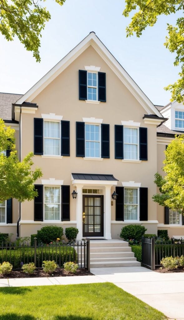Beige House Color Ideas | A Blissful Nest