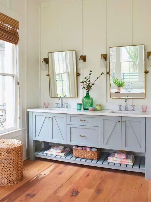 Blue Farmhouse Bathroom Ideas-Webstories- Cover