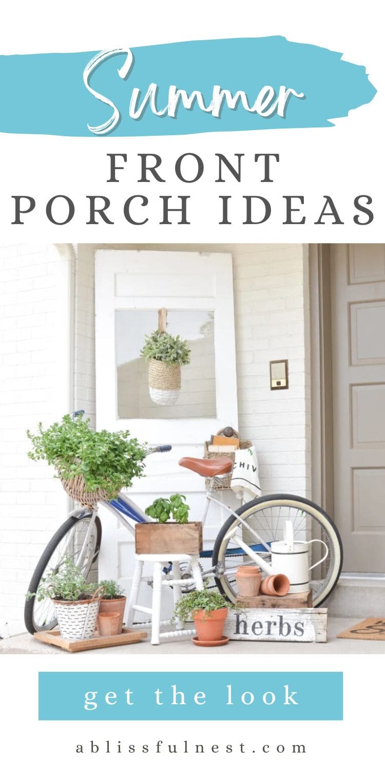 Summer Front Porch Ideas | A Blissful Nest