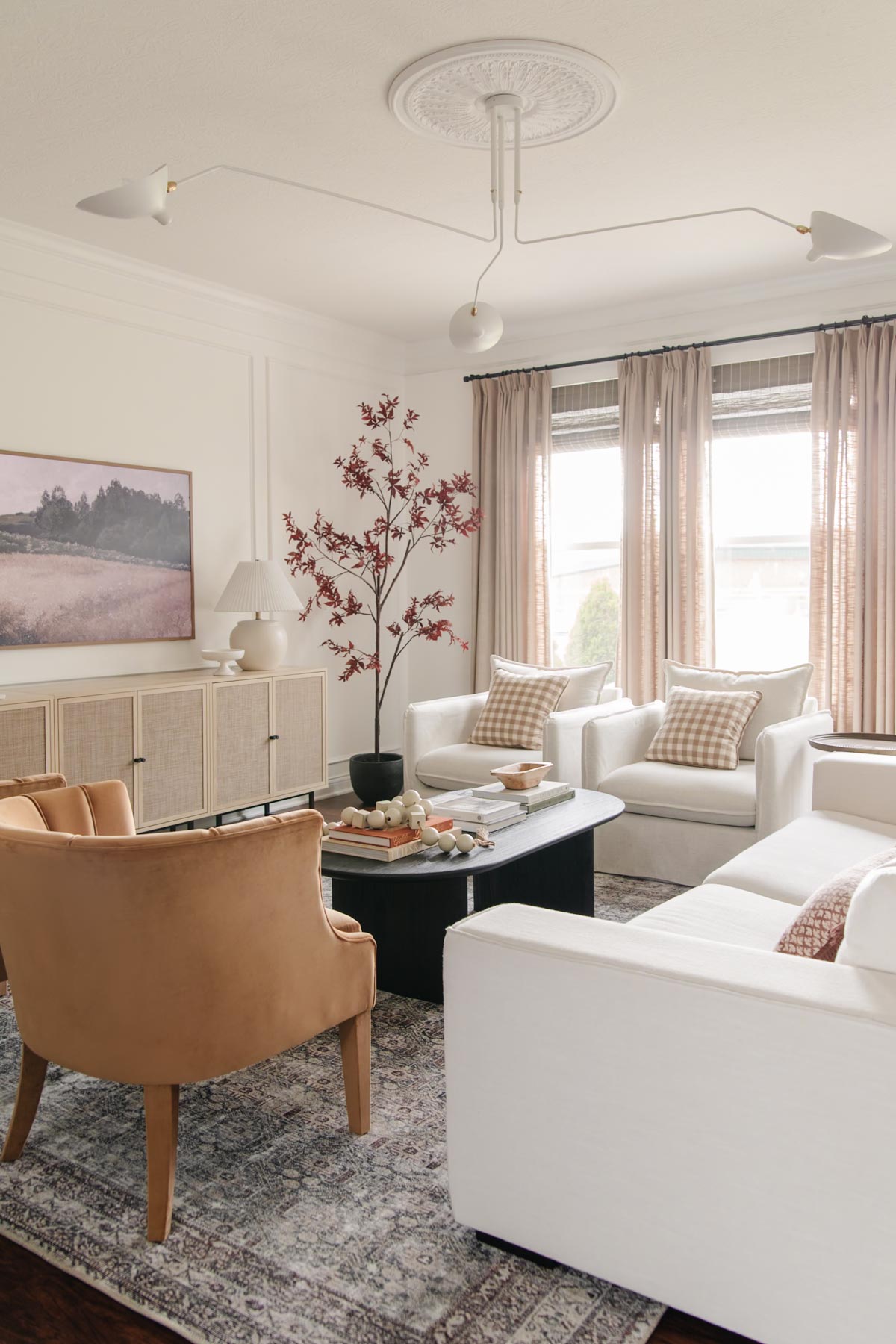 Living Room Fall Decor Ideas