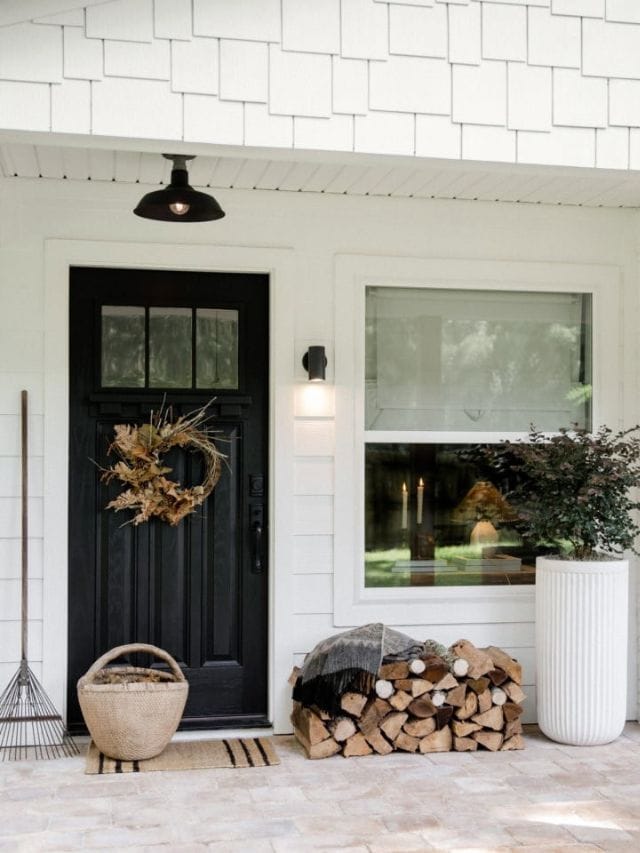 Autumn Front Porch Decor Story