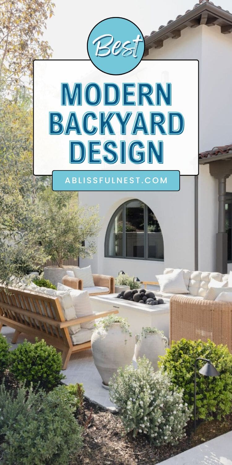 Modern Backyard Design | A Blissful Nest