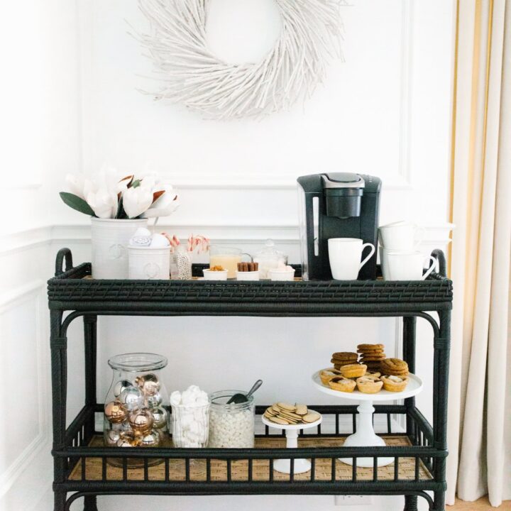 Image for Black Woven Cart With Sweet Treats