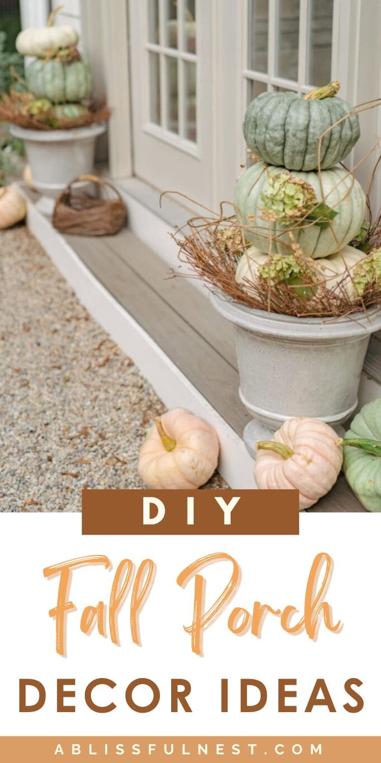 DIY Fall Porch Decor Ideas | A Blissful Nest