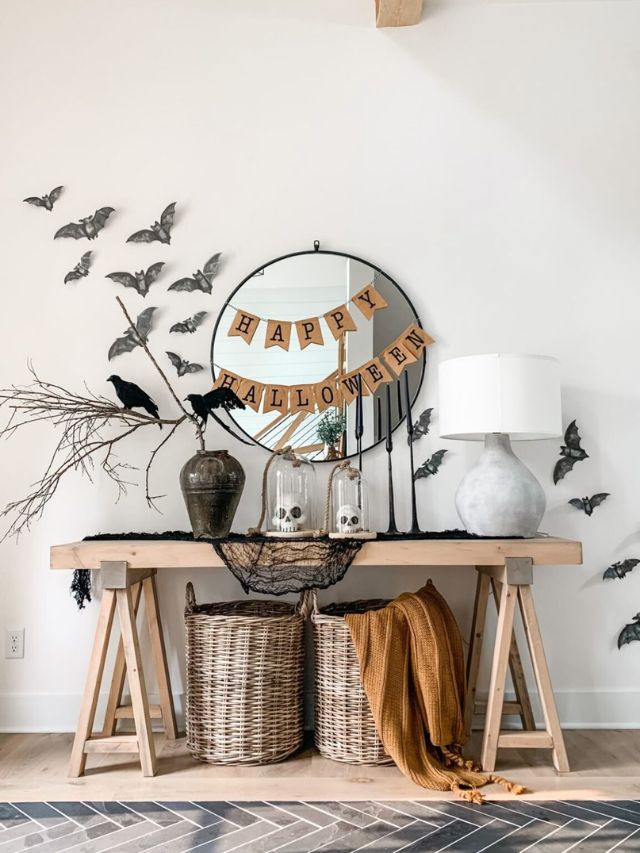 Halloween Console Table Decor-Webstories- Cover