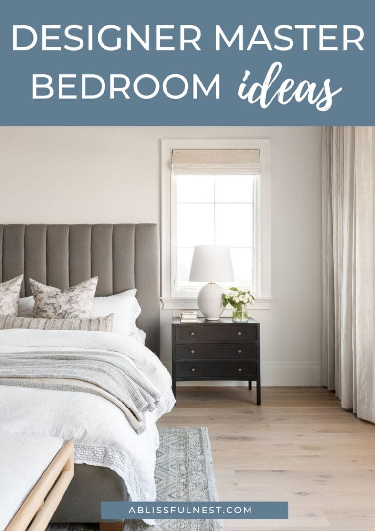 Designer Master Bedroom Ideas | A Blissful Nest
