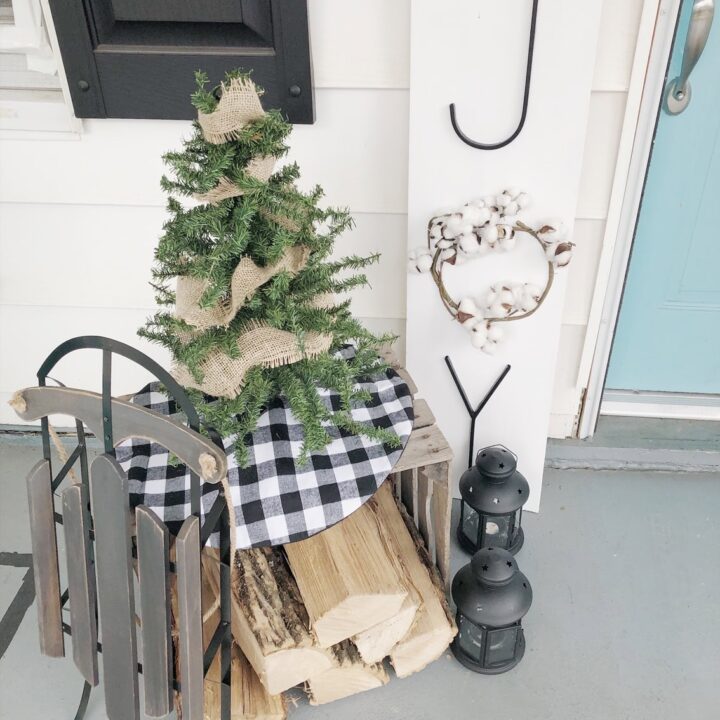 Image for DIY Christmas JOY Sign + Tiny Christmas Tree