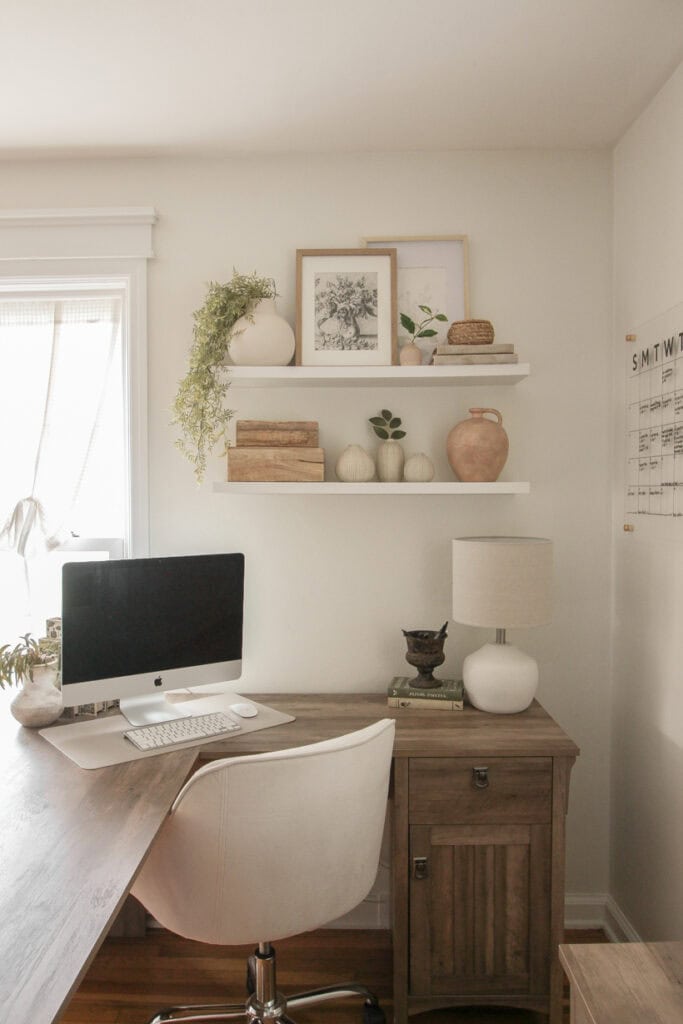 How to Arrange a Small Office | A Blissful Nest