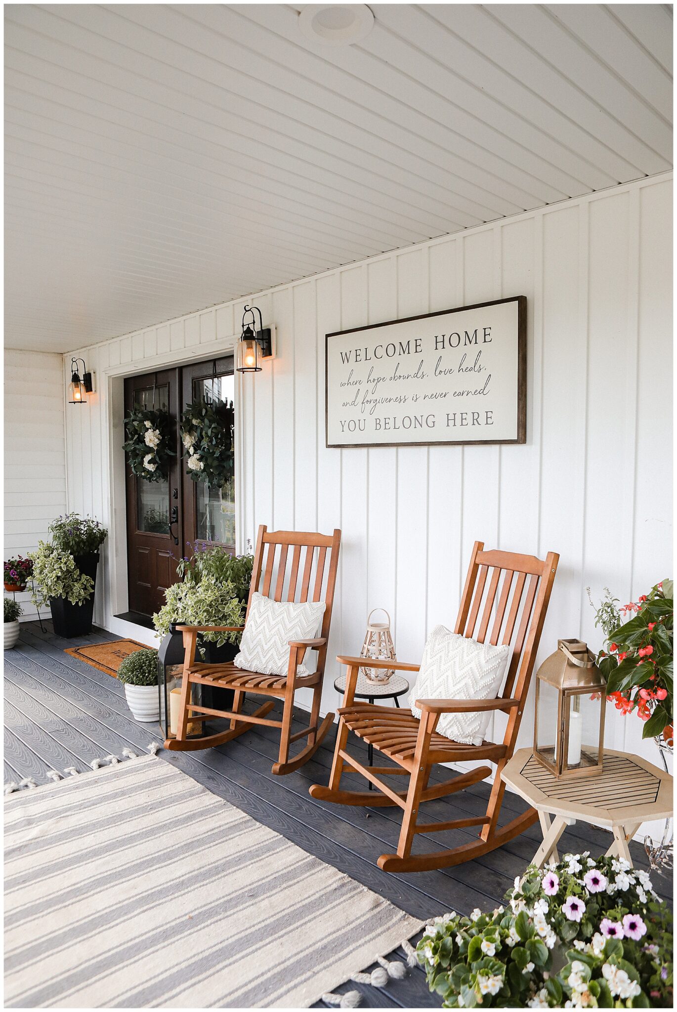 Cozy Front Porch Ideas | A Blissful Nest