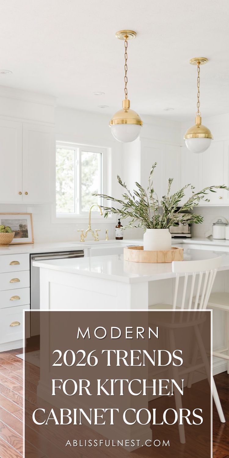 2026 Trends For Kitchen Cabinet Colors | A Blissful Nest