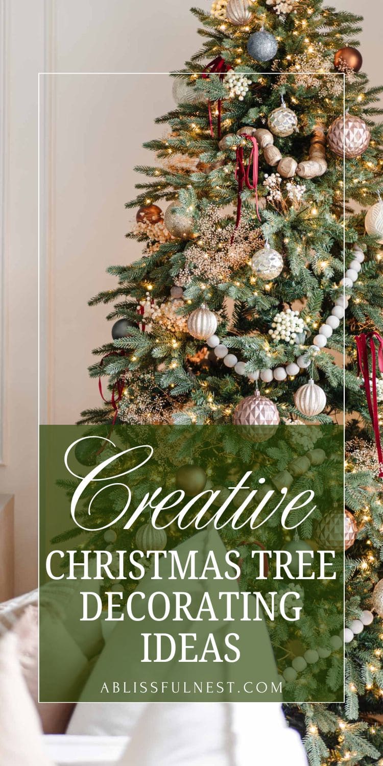 Creative Christmas Tree Decorating Ideas | A Blissful Nest